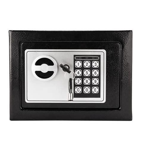 17e what is a steel plate safe box|Black Color Home or Hotel Safe with Electronic Lock 17e.